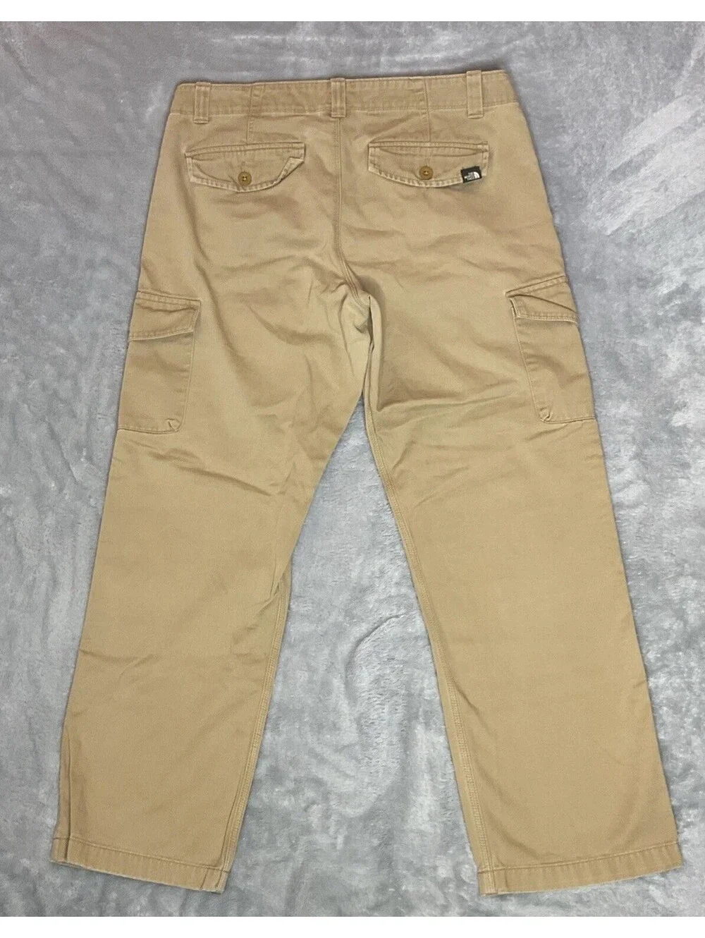 The North Face Cargo Pants Mens 34 Beige Khaki Pockets Outdoor Workwear Casual